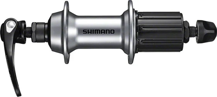 FH-RS400 Rear Hub – QR x 130mm Rim Brake HG 11 Road Silver 32H