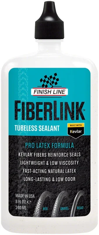 FiberLink Tubeless Tire Sealant – 8oz, Drip