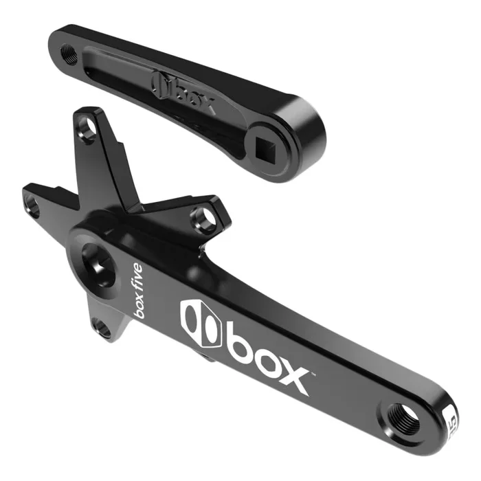 .five. Square Tapered Forged 135 SQR JIS crankset black