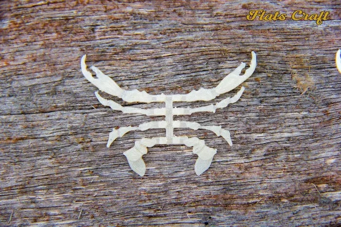 Flats Craft Mandaclawrian Crab – White