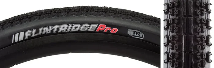 Flintridge Pro Tire – 700 x 40 Tubeless Folding Black 120tpi