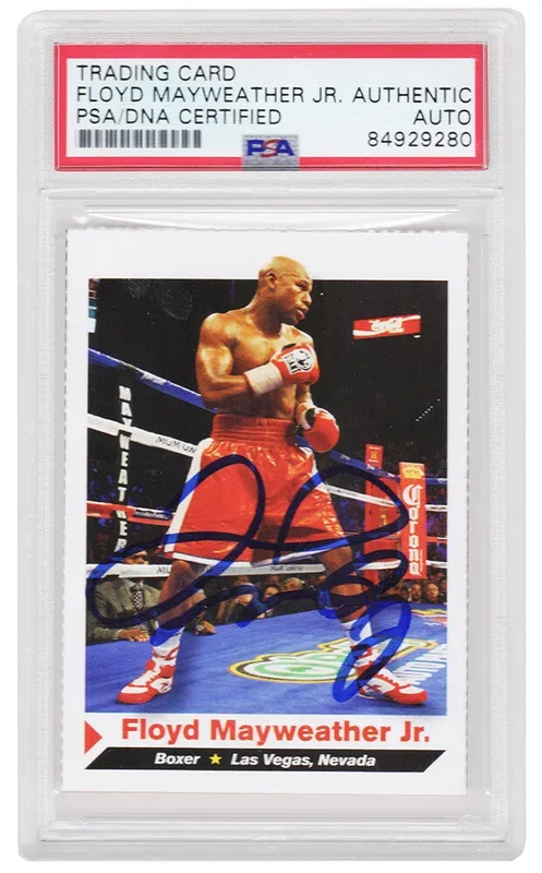 Floyd Mayweather Jr Signed 2012 Sports Illustrated Boxing Card #152 – (PSA Encapsulated)
