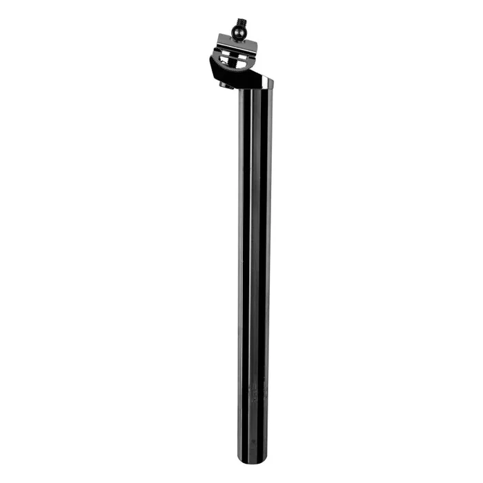 Fluted Seatpost 25.4mm 350mm Black Alloy 25mm