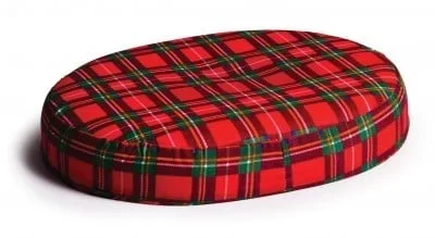 Foam Ring Seat Cushion – Red Plaid