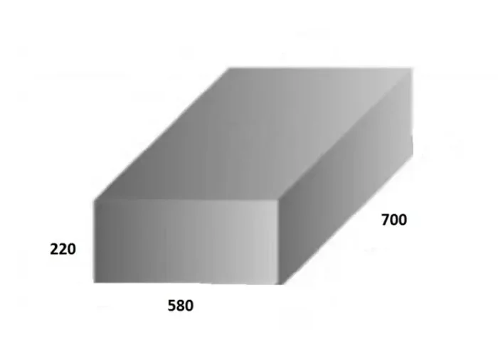 Food Grade Polyethylene Water Tank 80L 700 x 580 x 220mm
