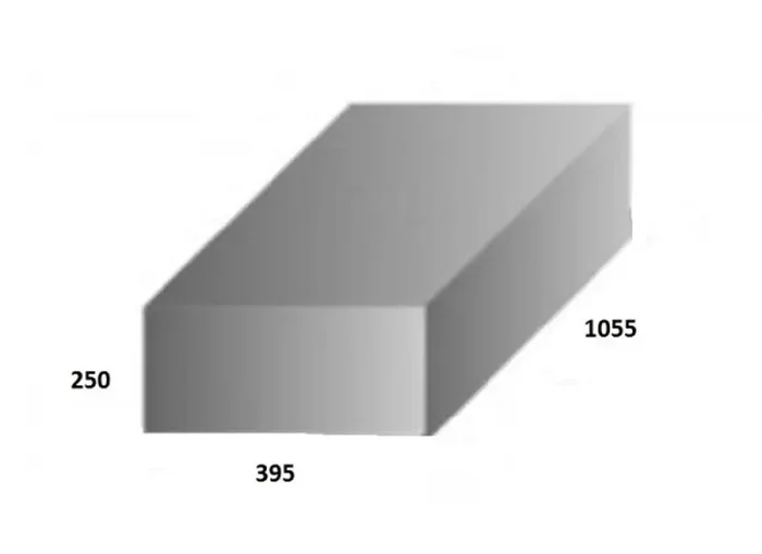 Food Grade Polyethylene Water Tank 93L 1055 x 395 x 250mm