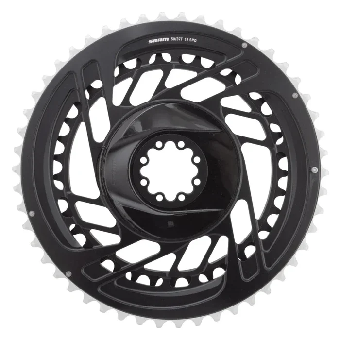Force 2x Chainring Kit – 50/37t 2×12-Speed 8-Bolt Direct Mount Black D2