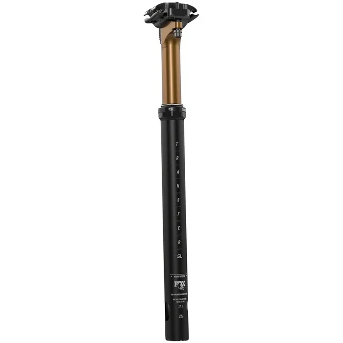 FOX Transfer SL Factory Dropper Seatpost – 30.9mm 75mm Internal Routing Kashima Coat Upper