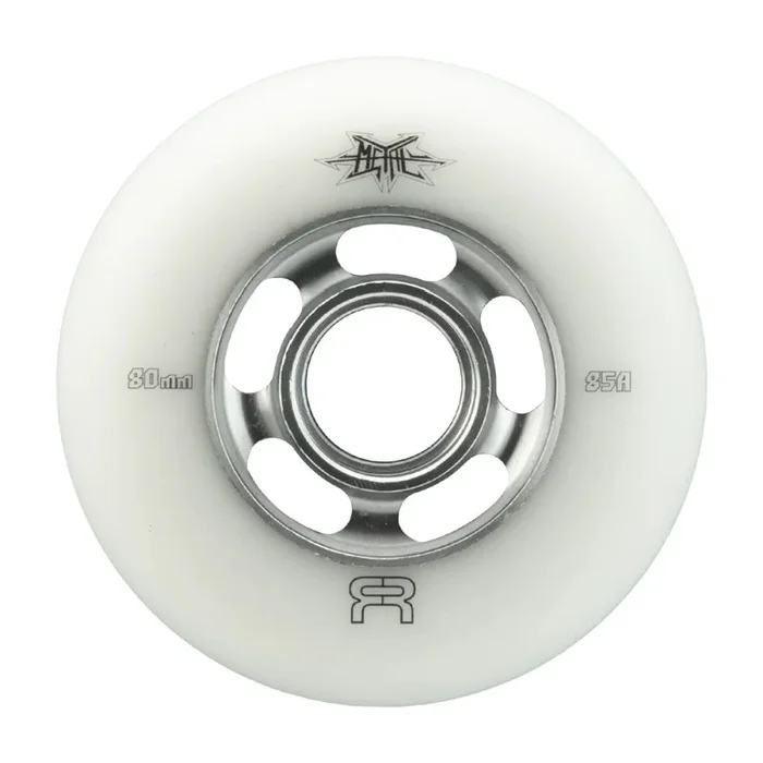 FR Metal Hub 80mm Inline Skate Wheel 4pack