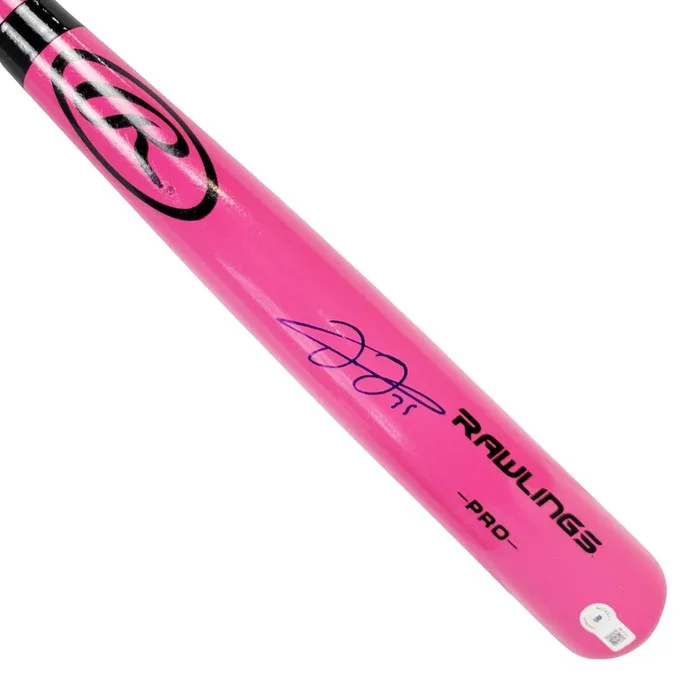 Frank Thomas Signed Rawlings Pink Baseball Bat (Beckett)