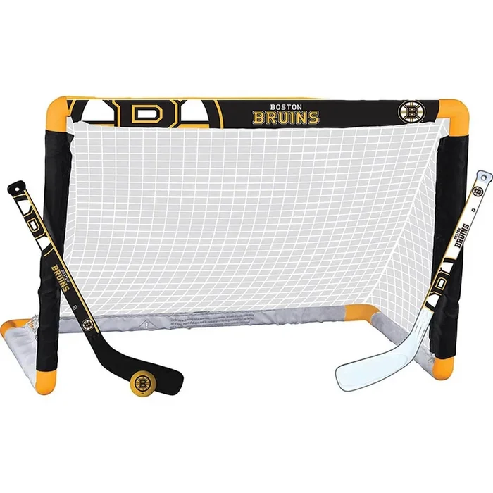 Franklin Boston Bruins NHL Mini Hockey Goal, Stick & Ball Set