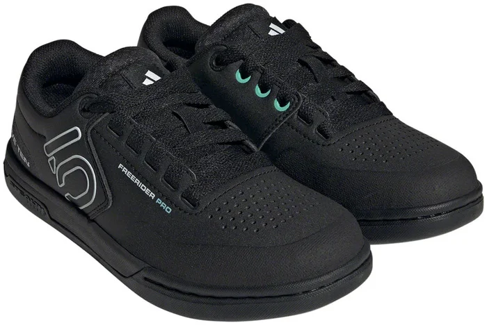 Freerider Pro Flat Shoes – Womens Core BLK/Crystal White/Acid Mint 6.5