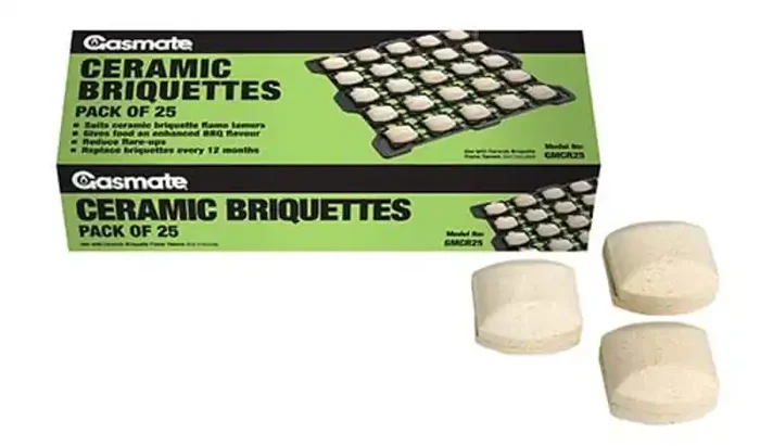 Gasmate Ceramic Briquettes – Pack of 25
