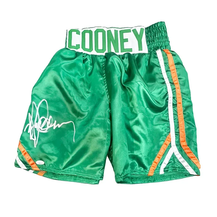 Gerry Cooney Signed Green Boxing Trunks (JSA)