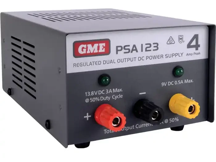 GME PSA123 4 Amp Regulated DC Power Supply