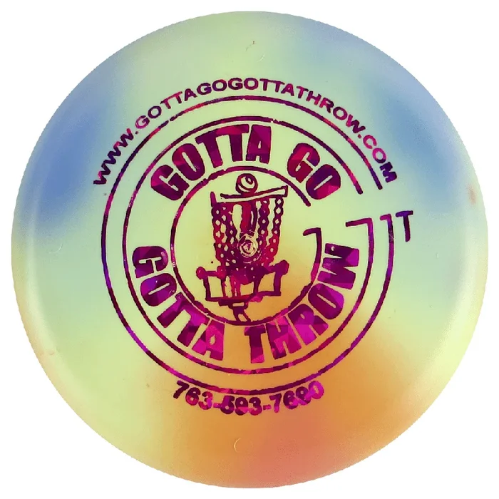 Gotta Go Gotta Throw Tie-Dye Logo Inter-Locking Mini Marker Disc