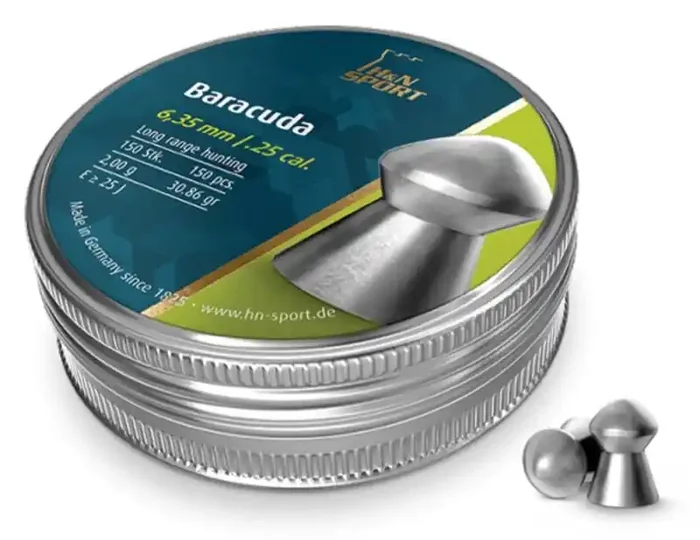 H&N Sport .25 Baracuda Pellets 1500 Rounds