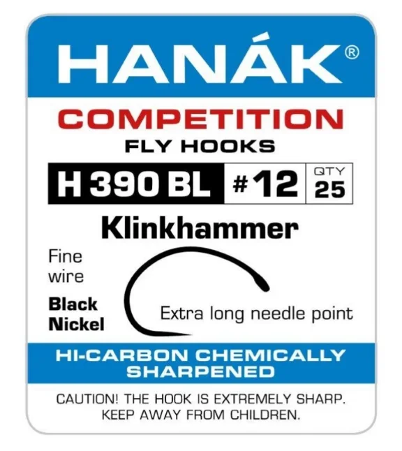 HANAK Competition H390BL Barbless Hooks