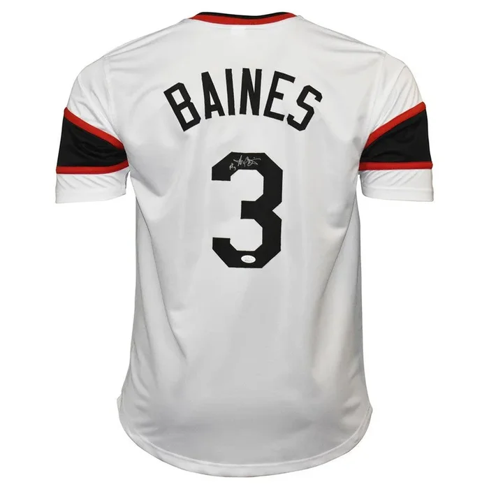 Harold Baines Signed Chicago White Baseball Jersey (JSA)