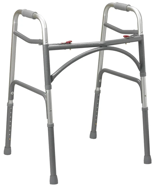 Heavy Duty Bariatric Two Button Folding Walker