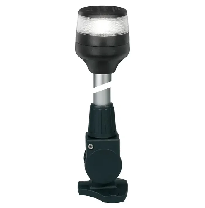 Hella Marine 2NM NaviLED 360 All Round White Fold Down Navigation Lamp 1020mm Black Base