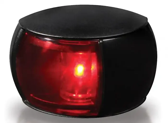 Hella Marine 2NM NaviLED Port Red Navigation Light 8-28V Black 250cm Cable