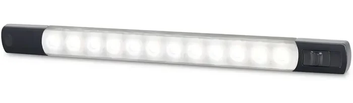 Hella Marine LED Interior/Exterior Strip Lamp With Switch Surface Mount 12V