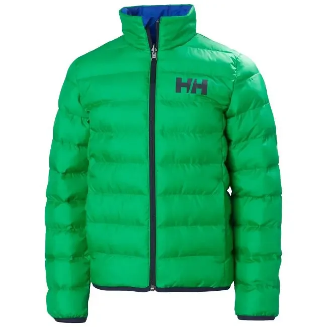 helly hansen jr marka insulator jacket green