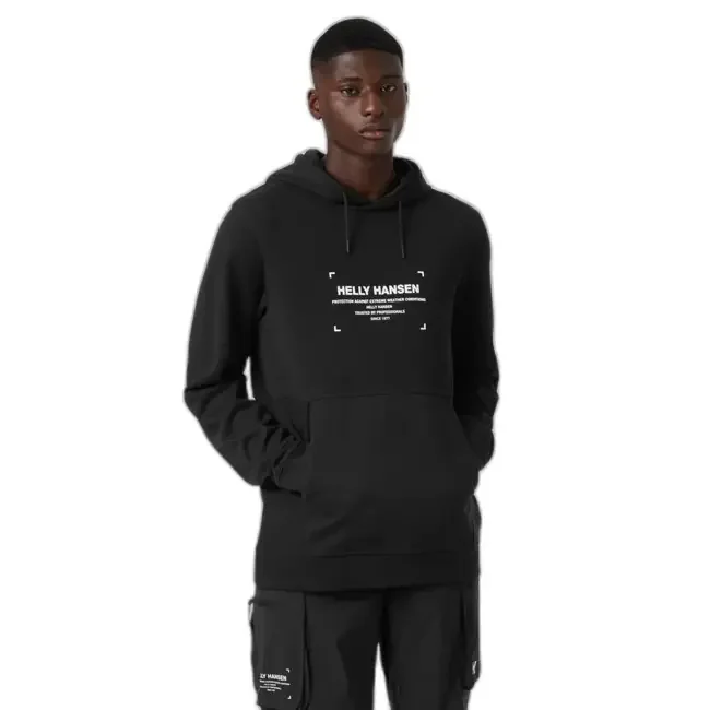 helly hansen sweatshirt move sweat hoodie black