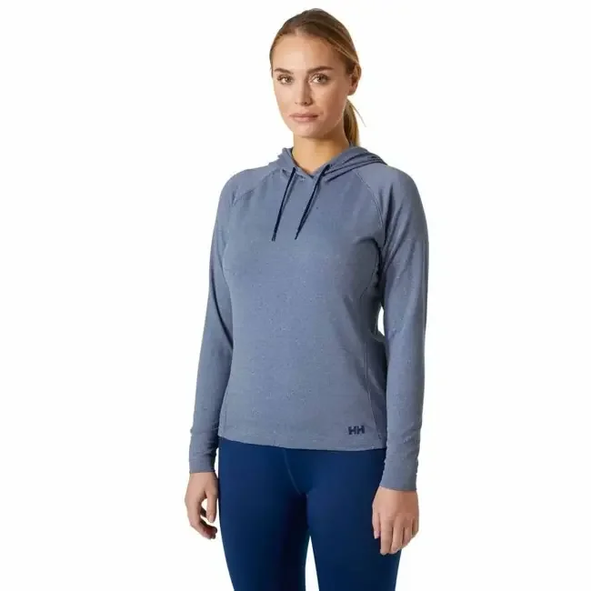 helly hansen sweatshirt verglas light hoodie ocean