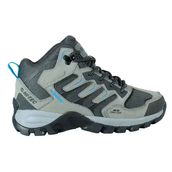 hi-tec boots cervus mid waterproof grey
