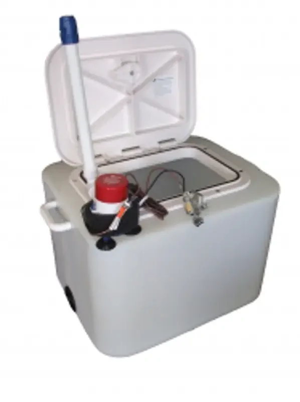 Hi-Tech Live Bait Tank 55L with Portable Aerator Kit