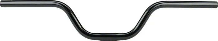 High-Rise Bar 100mm Rise w/ 15d Sweep Black
