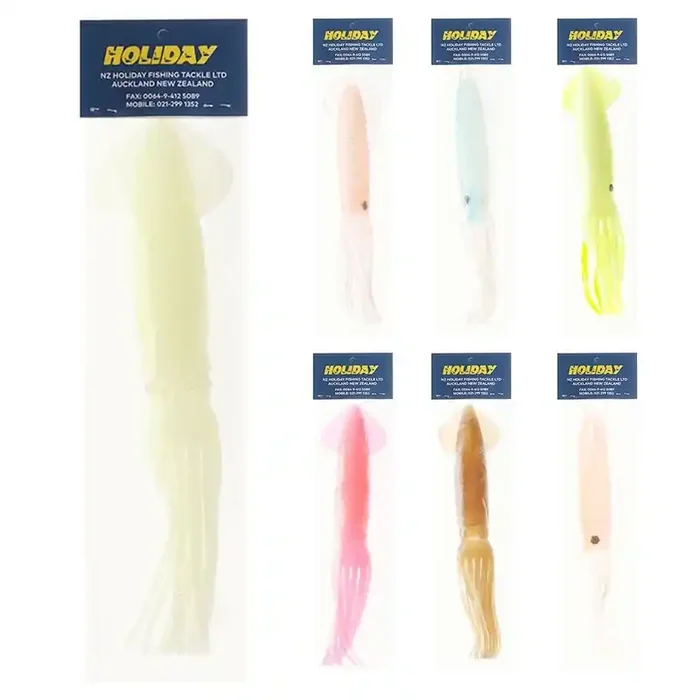Holiday Soft Squid Lure – Assorted Colours