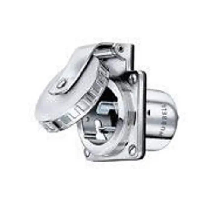 Hubbell HBL503SS Shore Power Inlet Round 50A 125V