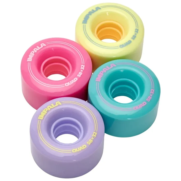 Impala Quad 58mm/82a Multi Coloured Wheels – 4pack
