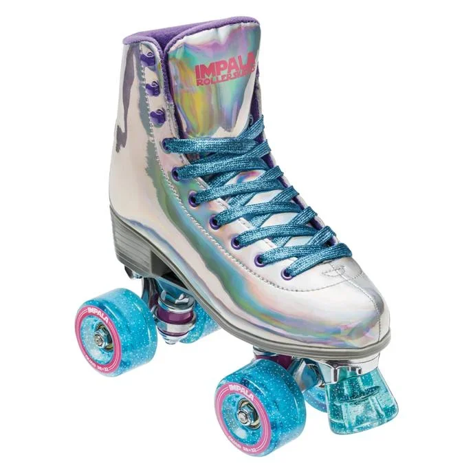 Impala Roller Skates Holographic Silver