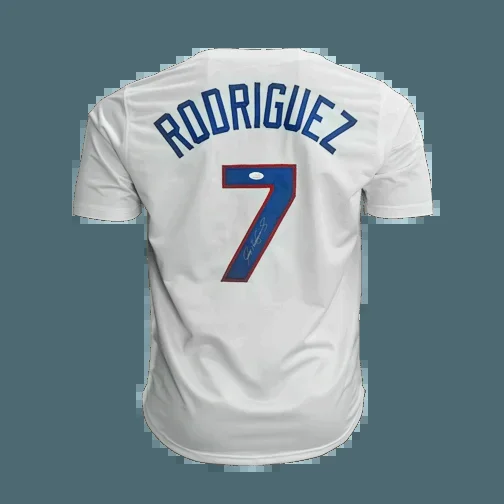 Ivan Rodriguez Signed Texas Pro Edition Baseball White Jersey (JSA)