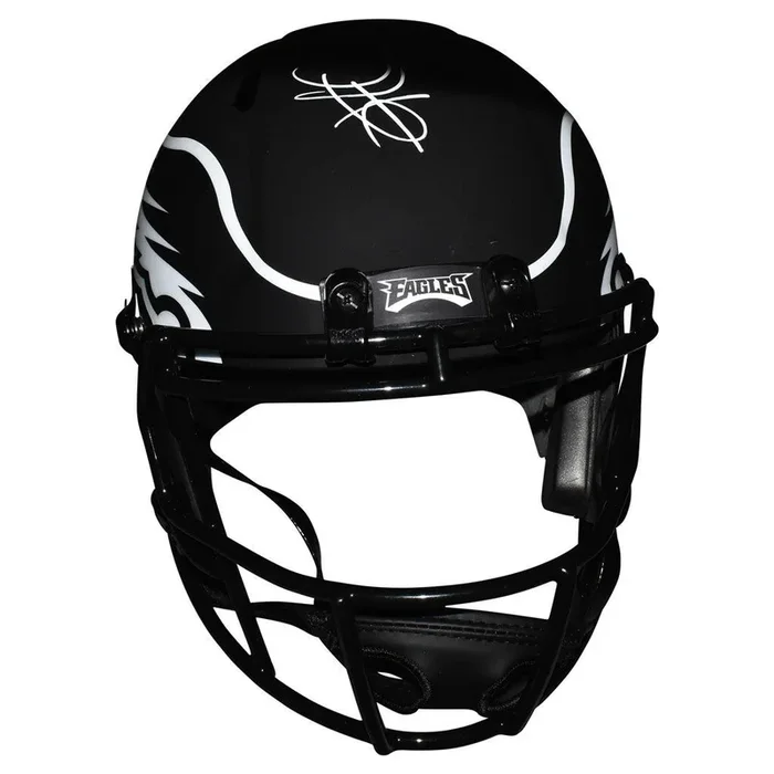Jalen Hurts Signed Philadelphia Eagles Eclipse Speed Full-Size Replica Football Helmet (JSA)