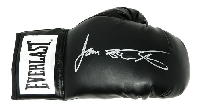 James Toney Signed Everlast Black Boxing Glove w/Lights Out