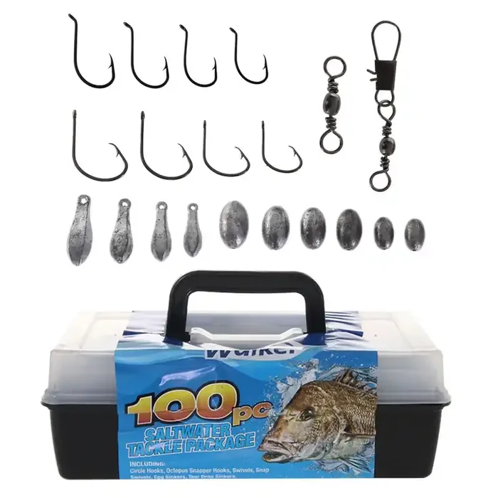 Jarvis Walker 100 Piece Saltwater Tackle Package