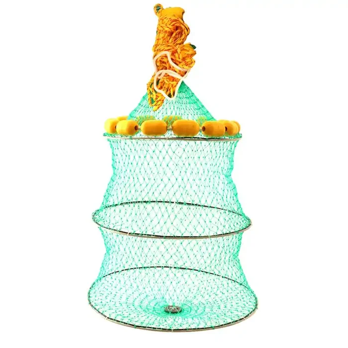 Jarvis Walker Collapsible Live Bait Cage with Yellow Buoys