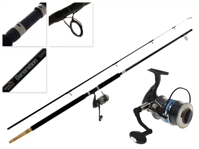 Jarvis Walker Generation 800 with Line and Generation 1202 Surfcasting Combo 12ft 5-10kg 2pc