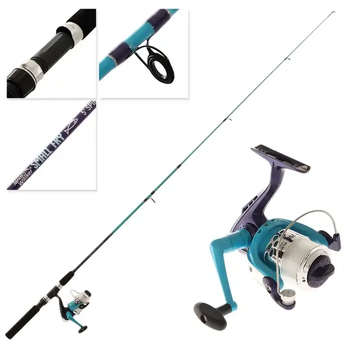 Jarvis Walker Small Fry Freshwater Spinning Kids Combo Blue/Purple 5ft 2-4kg 2pc