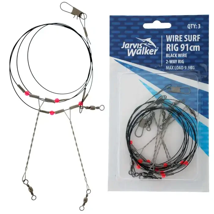 Jarvis Walker Wire 2-Way Surf Rig 91cm 9.9kg