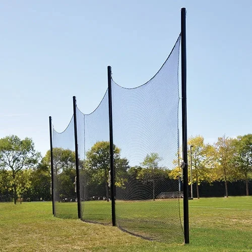 Jaypro 65′ x 15′ Field Pro Multi Sport Net System – A Sturdy & Permanent Solution that Requires Ground Sleeves