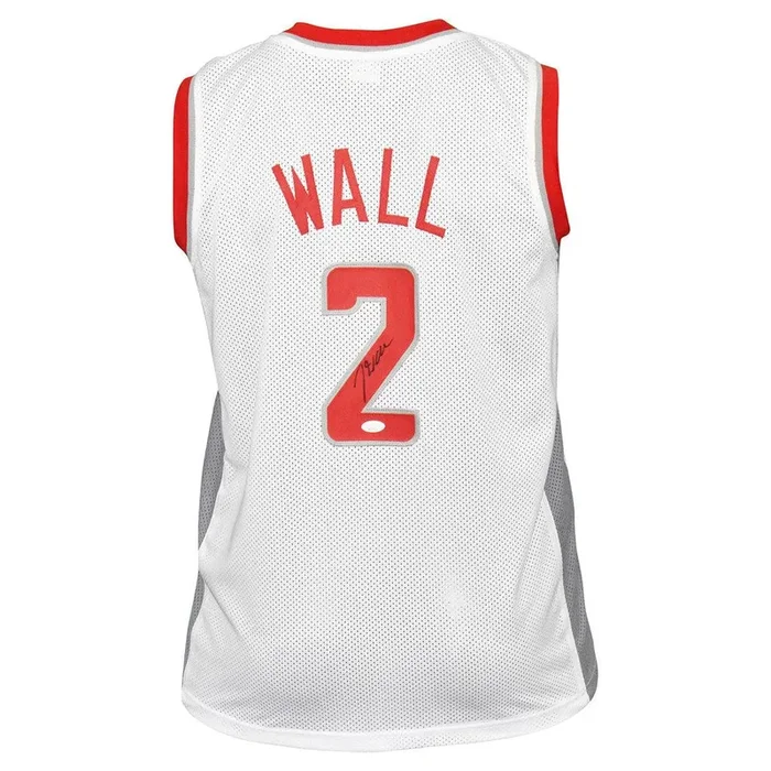 John Wall Signed Houston White Basketball Jersey (JSA)