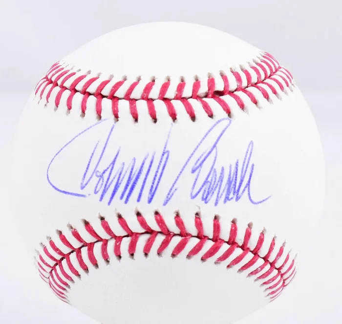 Johnny Bench Autographed Rawlings OML Baseball – Fanatics *Blue