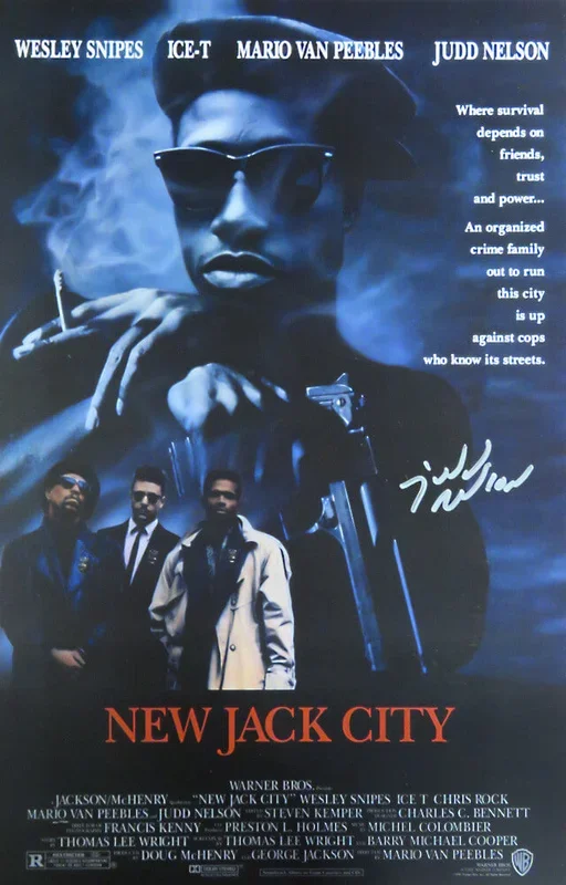 Judd Nelson Signed New Jack City 11×17 Movie Poster