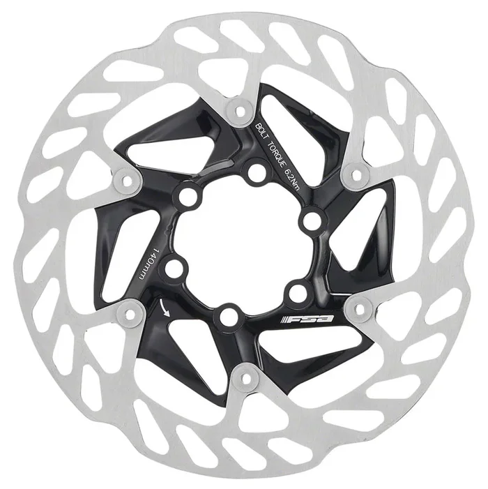K-Force WE Disc Brake Rotor – 140mm 6-Bolt Silver